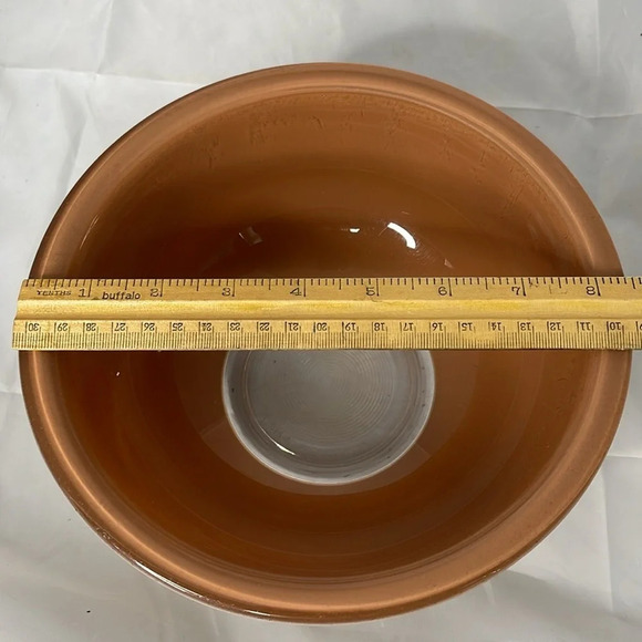 Pyrex Tan and Brown Mixing Bowl - Picture 9 of 11